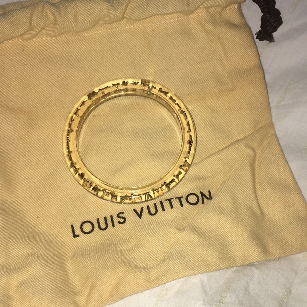 Louis Vuitton Lucite Bangle Bracelet